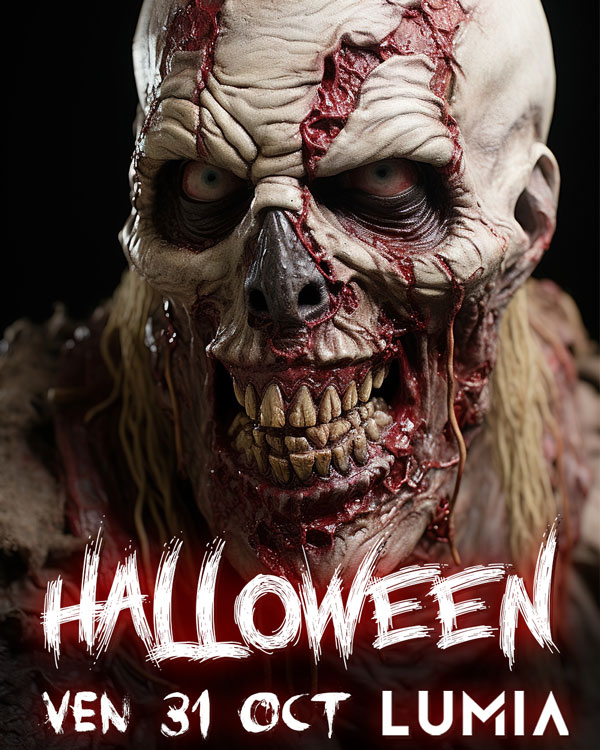 Affiche soirée Halloween en Haute Savoie